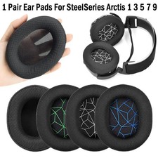 2Pcs Replacement Soft Ear Pads For SteelSeries Arctis 1 3 5 7 9 Gaming Headset