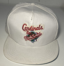 Vintage St Louis Cardinals 1987 World Series Snapback Hat MLB Baseball 80s/w TAG