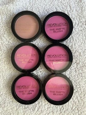 Lot of 6-Makeup Bundle-Revolution Beauty The Matte Blush-Dare & Beloved-NWOB-