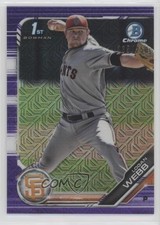 2019 Bowman Chrome Prospects Mega Box Purple Mojo Refractor /250 Logan Webb 8u9