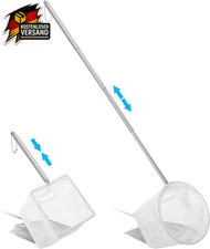 Aquarium Kescher Fischernetz Garnelen Fangnetz Mini Aquariennetz 2 Stück 8/10cm