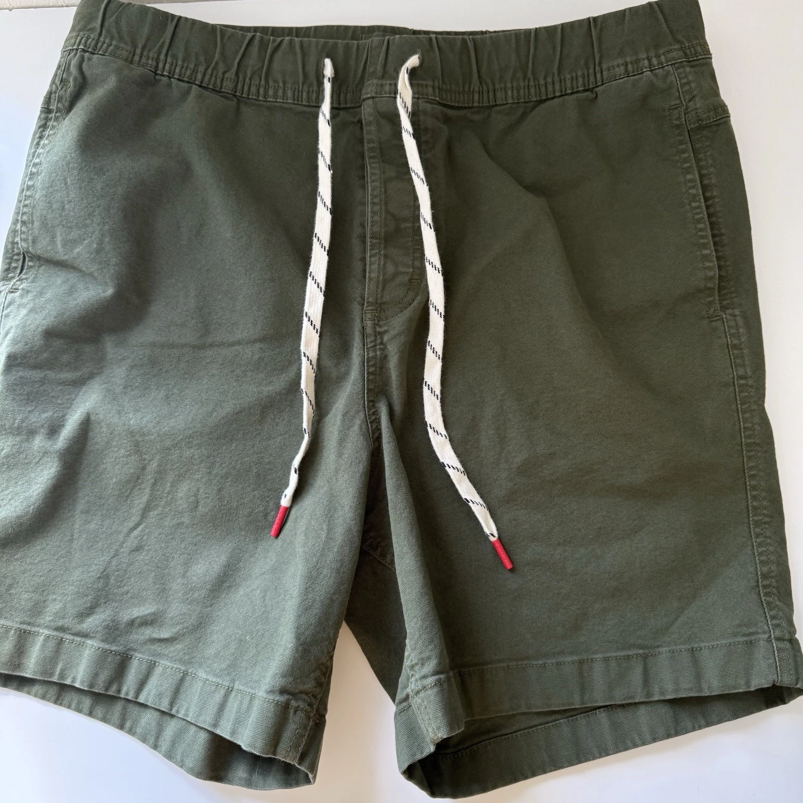 Topo Designs Shorts Mens XL Green Organic Cotton Hiking Outdoor