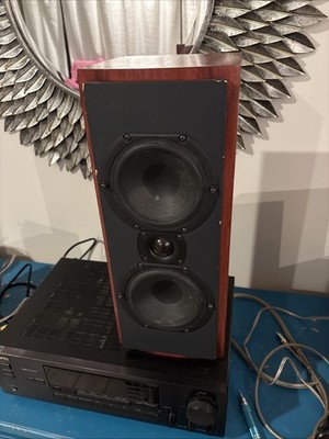 Triad Inroom Speakers Cherry Wood (no grill) Serves As Left Right Or Center  
