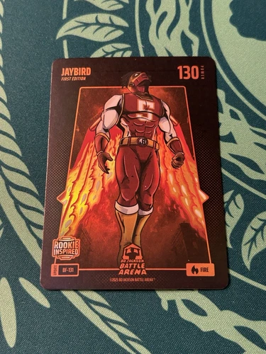 Jayden Daniels JAYBIRD Foil Bo Jackson Battle Arena Update Fire BF-131 2025