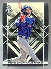 2025 Topps Transcendent Collection Pete Crow-Armstrong Icons Chrome Cubs