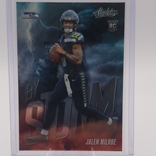2025 Panini Absolute Football By Storm Rookie Jalen Milroe #6 Seahawks
