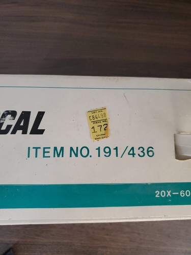 Vintage Precision Made Kmart Focal Telescope 20X60X60MM In Original Box - Picture 6 of 7