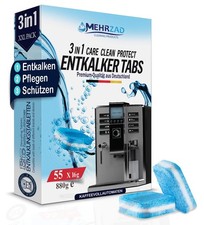 3in1 Entkalker Tabs │ Entkalkungstabletten Kompatibel mit allen Maschinen