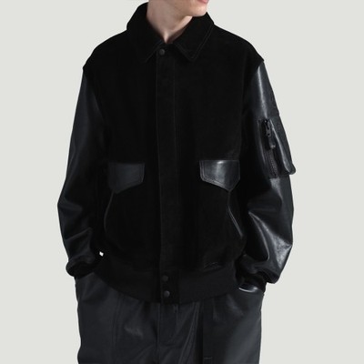 Y-3 MERCEDES - AMG PETRONAS FORMULA 1 TEAM LEATHER RACING JKT