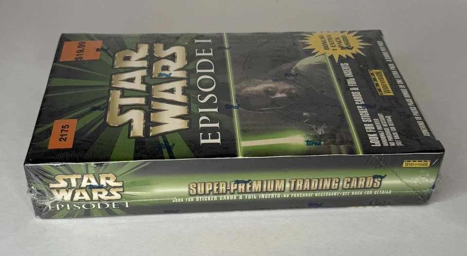 1999 Topps Star Wars: Episode I Widevision- Sealed Box 10 Packs + 1 Bonus Pack - Image 4 of 4