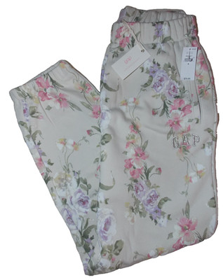 NEW NWT Gap × LoveShackFancy Floral Joggers size Small Women Limited Collab
