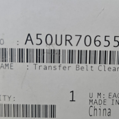 Konica Minolta A50UR70655 Transfer Belt Cleaning Teil 1 Einheit