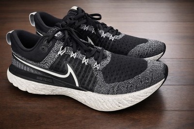 Size 7 - Nike React Infinity Run Flyknit Black White W