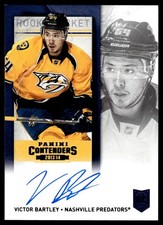 2013-14 PANINI CONTENDERS ROOKIE TICKETS AUTO Victor Bartley Rookie Auto