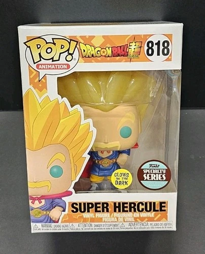 Super Hercule Glow In The Dark 818 POP Funko Dragon Ball Z DBZ Specialty Series