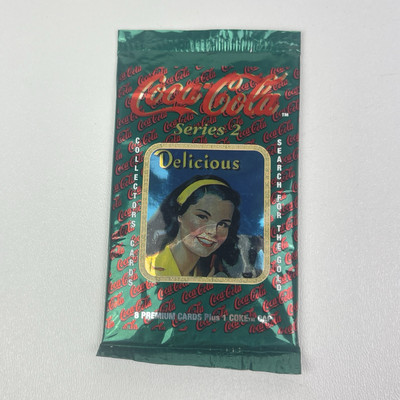 Vintage Collectible Coca Cola Series 2 Premium Cards Plus Coke Cap Delicious
