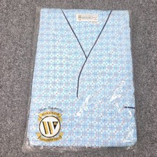 Vintage Deadstock Mckenzie Pajamas Mens C L Blue Geometric Sleepwear Lounge 70s