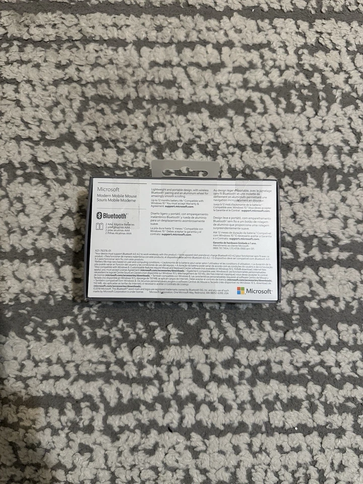 Microsoft Modern Mobile BT Mouse - Black (KTF-00013) - Image 3 of 3