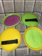 Paddle Sticky Catch Ball Set Toss and Catch Sports Game 4 Paddles - Outdoor