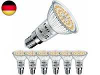 Eacll E14 LED Warmweiss 6W Ersetzt 90W Halogen R50 GlüHlampe, 6Er-Pack. 695LM