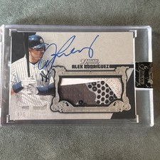 Alex Rodriguez 2019 Topps Dynasty #ABG-ARO GU Batting Glove Patch Auto 4/5