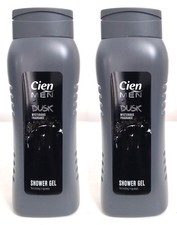 2 x Cien Men Dusk Mysterious Fragrance Shower Gel Body Wash All Skin Types 500ml