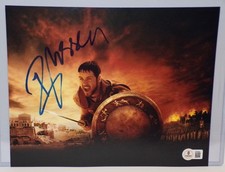 RUSSELL CROWE - GLADIATOR Signed 8x10 Photo BAS Beckett Autograph RIDLEY SCOTT