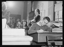 Photo:Washington DC 1900s Woodrow Wilson High Geometry Teachers Classroom