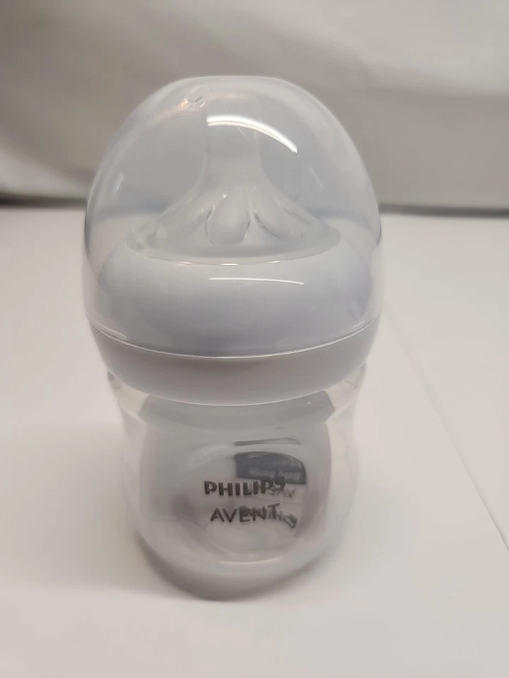 Детские бутылочки Philips AVENT натуральные с естественной реакцией соски прозрачные 4 унц 3 упаковки - Изображение 2 из 4