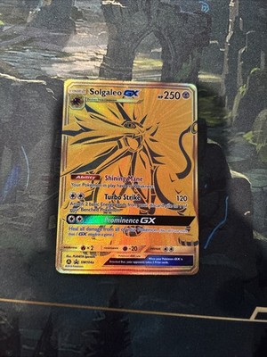 Pokemon TCG Solgaleo GX SM104a Hidden Fates Alternate Art Promo NM
