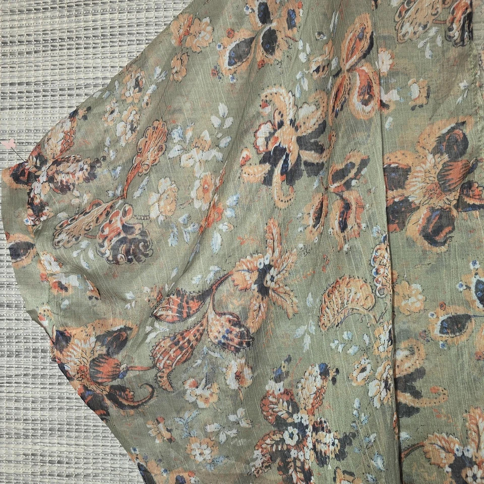 Kimono Davi & Dani para Mujer 1XL Floral Transparente Ligero Boho Cubrir Capas Foto 3 de 4