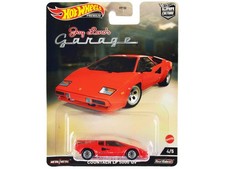 Lamborghini Countach LP 5000 QV Red Jay Leno's Garage by Hot Wheels