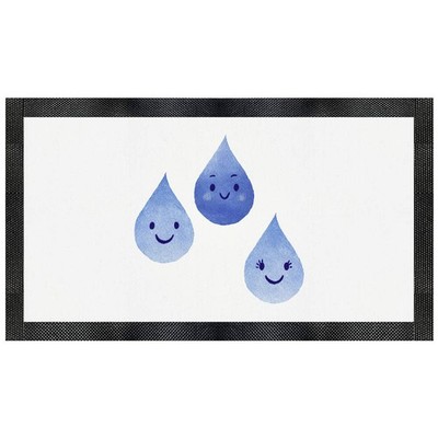 Futtermatte für Haustiere ''Drei glückliche Wassertropfen'' (PM00031975)