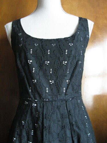 Tahari Damen Kleid schwarz Baumwolle - Bild 2 von 5