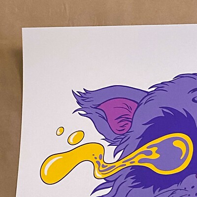 Jermaine Rogers 2023 LICKED Art Print REMARQUED DEFACED Signed