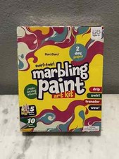 Dan Darci Marbling Paint Art Kit for Kids Arts and Crafts for Girls Boys Ages 6 