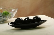 Hosley S Elegant Expressions Brown Decorative Bowl And Orb Set 1