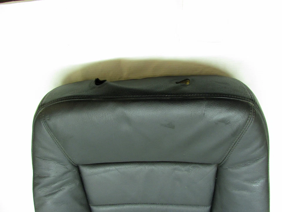 2002 AUDI A6 C5 SEAT UPPER CUSHION FRONT RIGHT BLACK LEATHER OEM 00 01 02 03 04 - Image 4 of 4