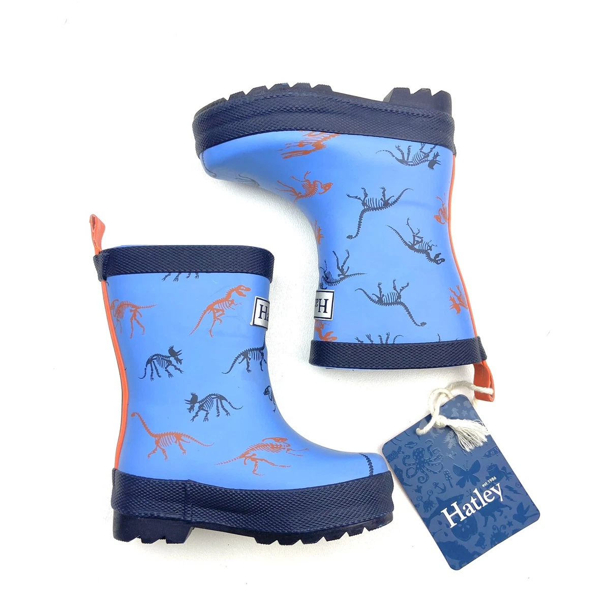 Hatley dinosaur top rain boots