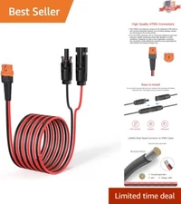 Durable 50FT Solar Connector to XT60i Adapter Cable for Ecoflow Power Stations