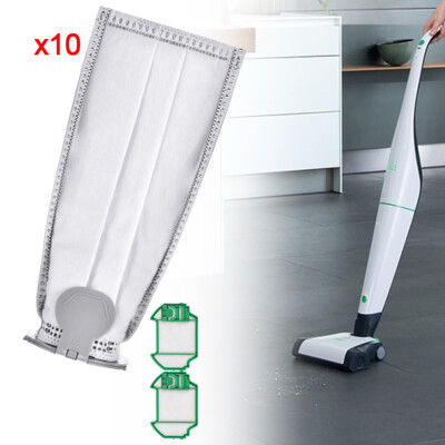 10+2 Pack VK7 Staubsaugerbeutel Premium Filterbeutel für Vorwerk Kobold VK7 FP7
