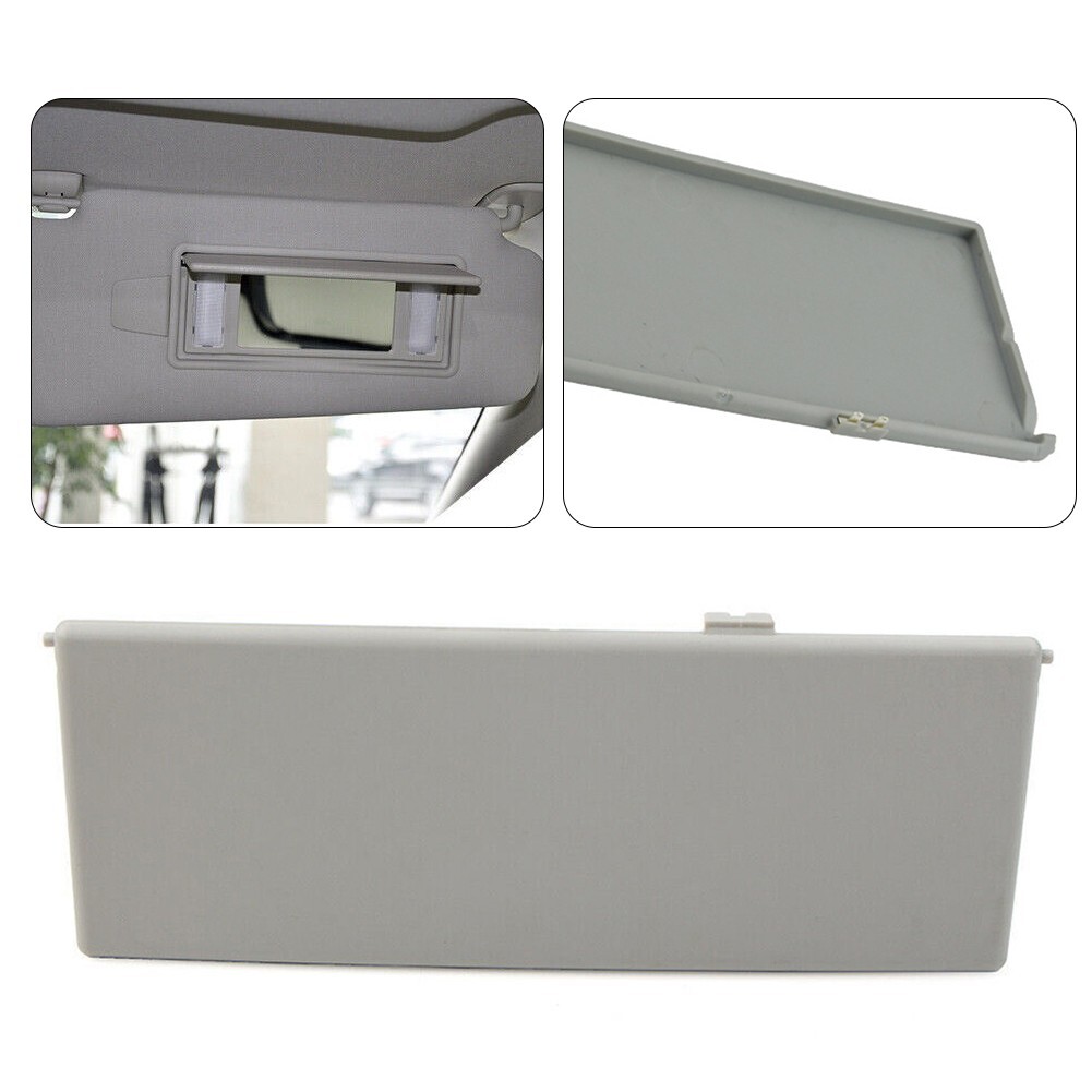 Vanity Mirror Cover 1pc Sunvisor Vanity Mirror Cover Car Interior Parts