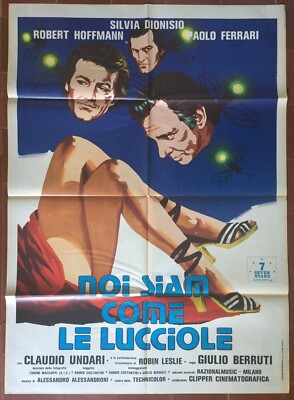 Italian Poster NOI SIAM COME LE LUCCIOLE Robert Hoffmann DIONISIO 100X140Cm