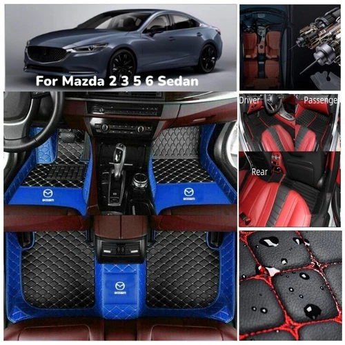 Fit for Mazda 2 3 5 6 Car Floor Mats Custom All Weather Auto Rugs Car Carpets - Imagen 3 de 39