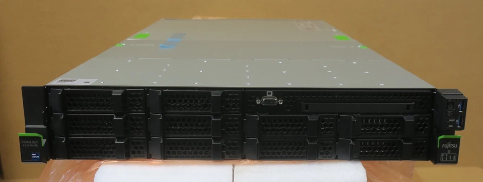 NEW Fujitsu Primergy RX2540 M6 2x 8C Gold 6334 128GB RAM 10x 3.5" Bay 2U Server - Image 2 of 4