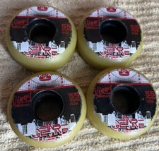 Genre Vinny Minton Pro Model 55mm 92a Aggressive Inline Skate Wheels NEAR MINT