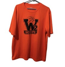 Sport-Tek Shirt Men XL Orange Hoops Basketbal...