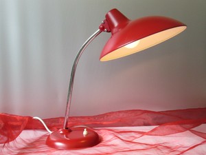 Kaiser Idell Schreibtischlampe Modell 6786 Matt Rot Tischlampe Leuchte Bauhaus Ebay 