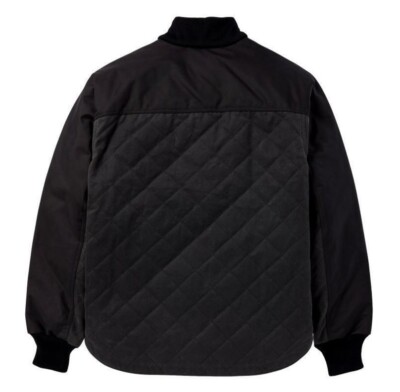 Filson Alcan Quilted Jacket New Cinder Waxed Cotton Cordura