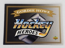 1992-93 Upper Deck Hockey Heroes Gordie Howe Insert Singles -  Choose Your Cards